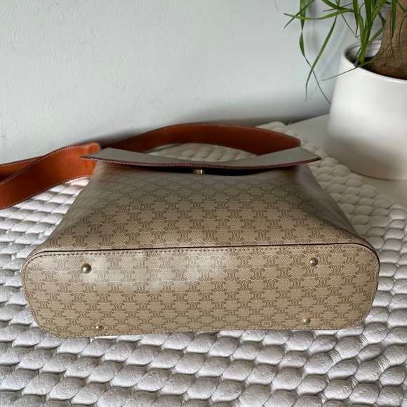 CELINE Shoulder Messenger Bag Macadam - Picture 6 of 10